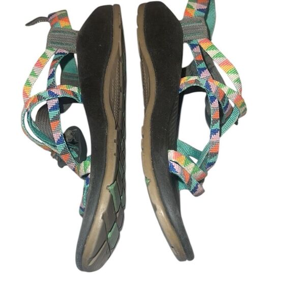 Chaco Multicolor Strappy Sandals Size 5 - Picture 4 of 5